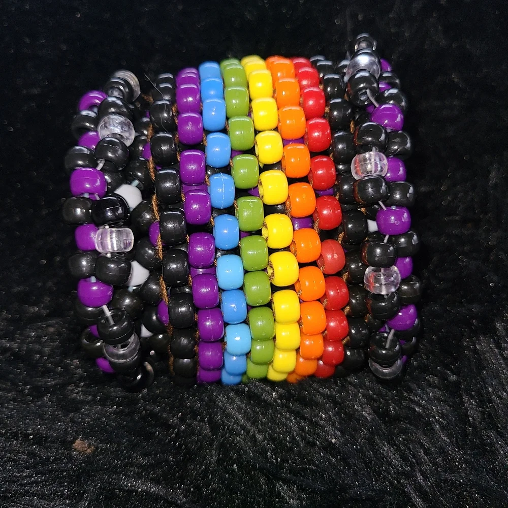 Rainbow Rotation Kandi Bracelet - Picture 3 of 5